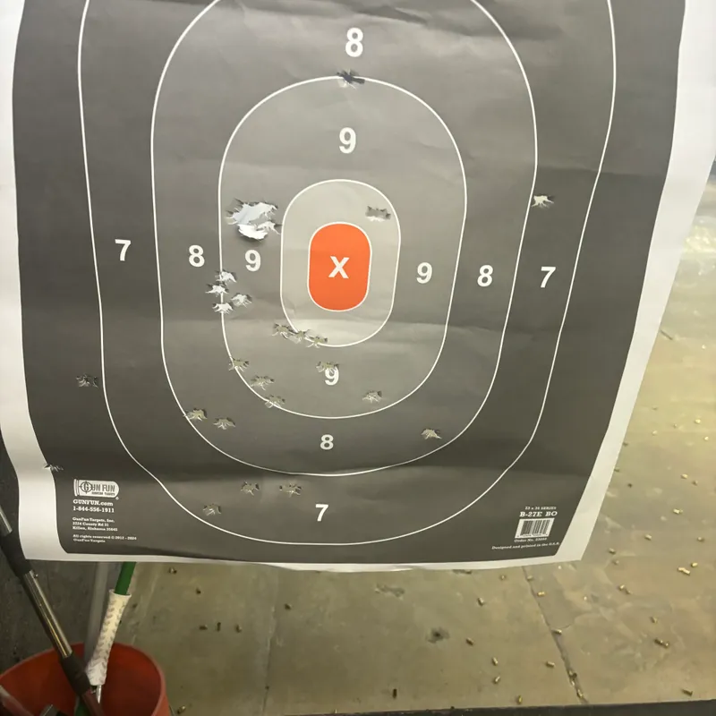 Training target results